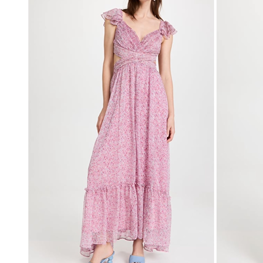 ASTR The Label -  Primrose Floral Strappy Back Maxi Dress